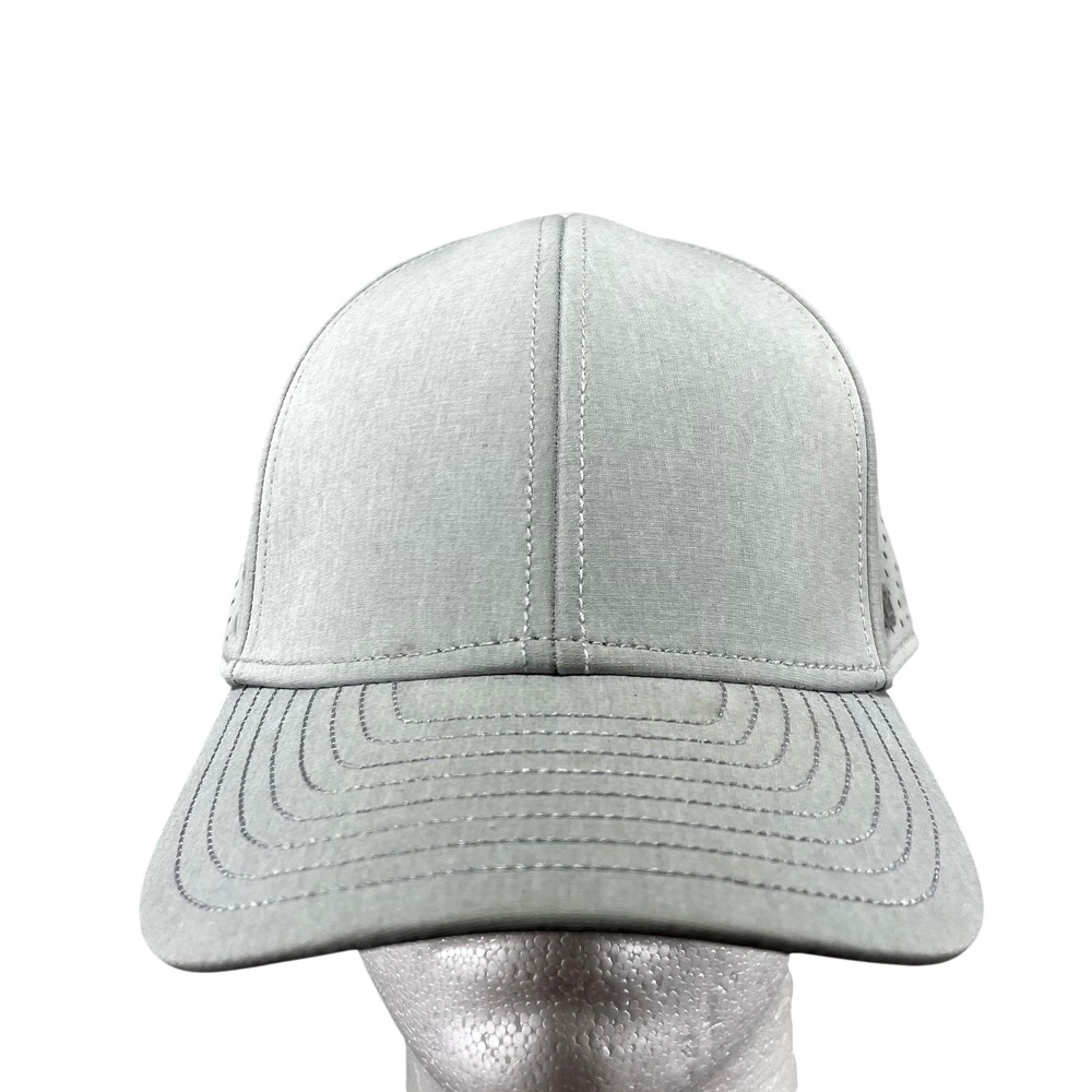 Melin Hat Cap Snap Back Size 56CM Mens Gray A-Game Hydro Perforated Outdoor